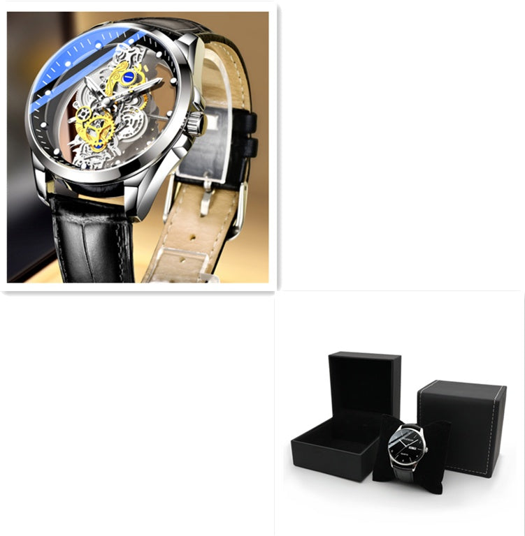 Orologio Uomo Scheletrato Automatic Quartz