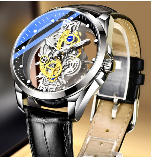 Orologio Uomo Scheletrato Automatic Quartz